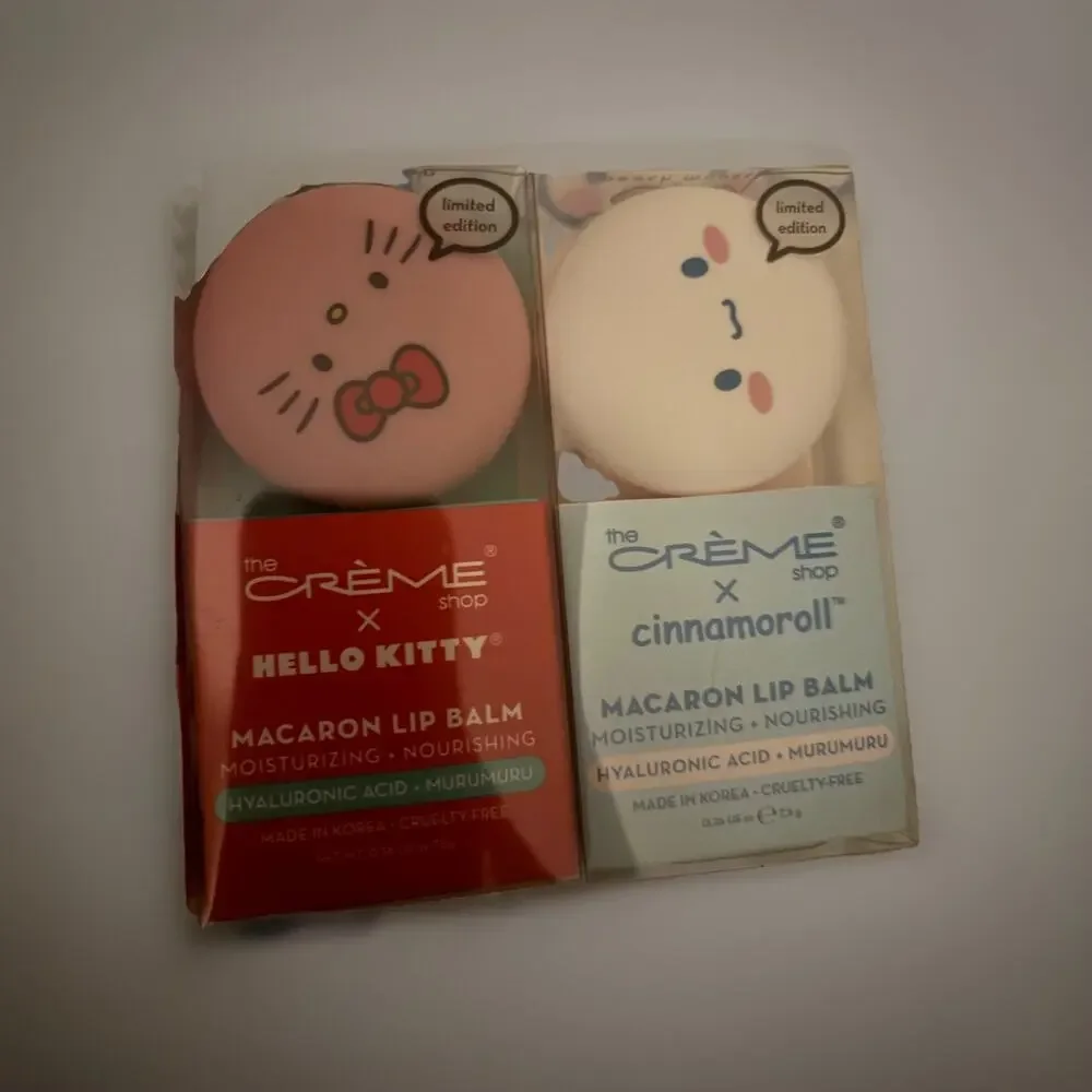 Lot of 6 *The Creme Shop* Hello Kitty Lip Balm New/Sealed Limited Edition NWT